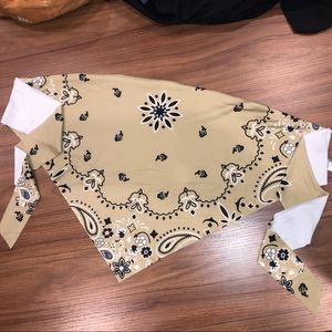 University of Colorado Boulder bandanna top